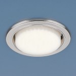 Встраиваемый светильник Elektrostandard 1036 GX53 WH/SL белый/серебро